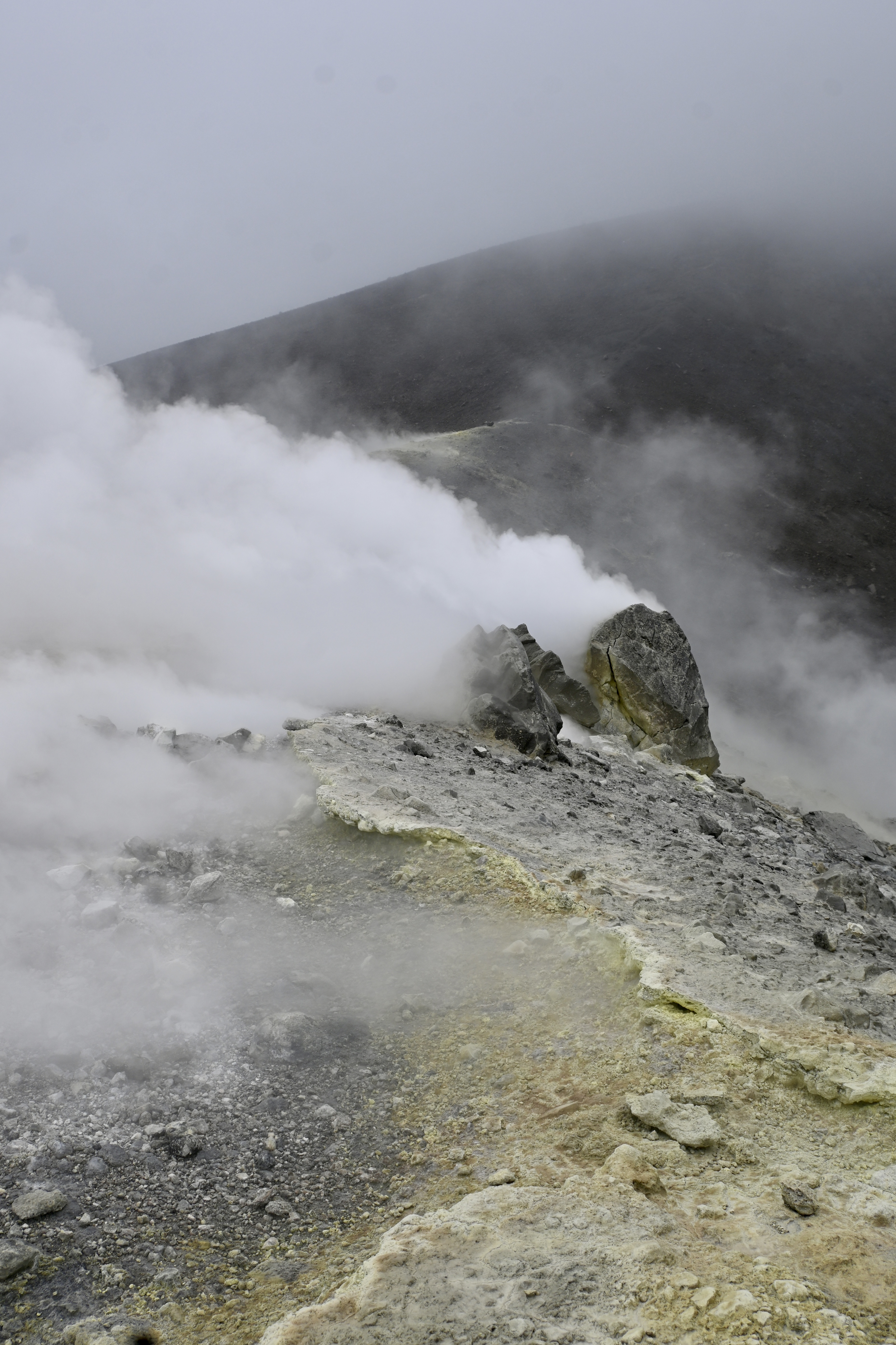 Fumaroles auf Vulcano, Liparische Inseln vor Sizilien