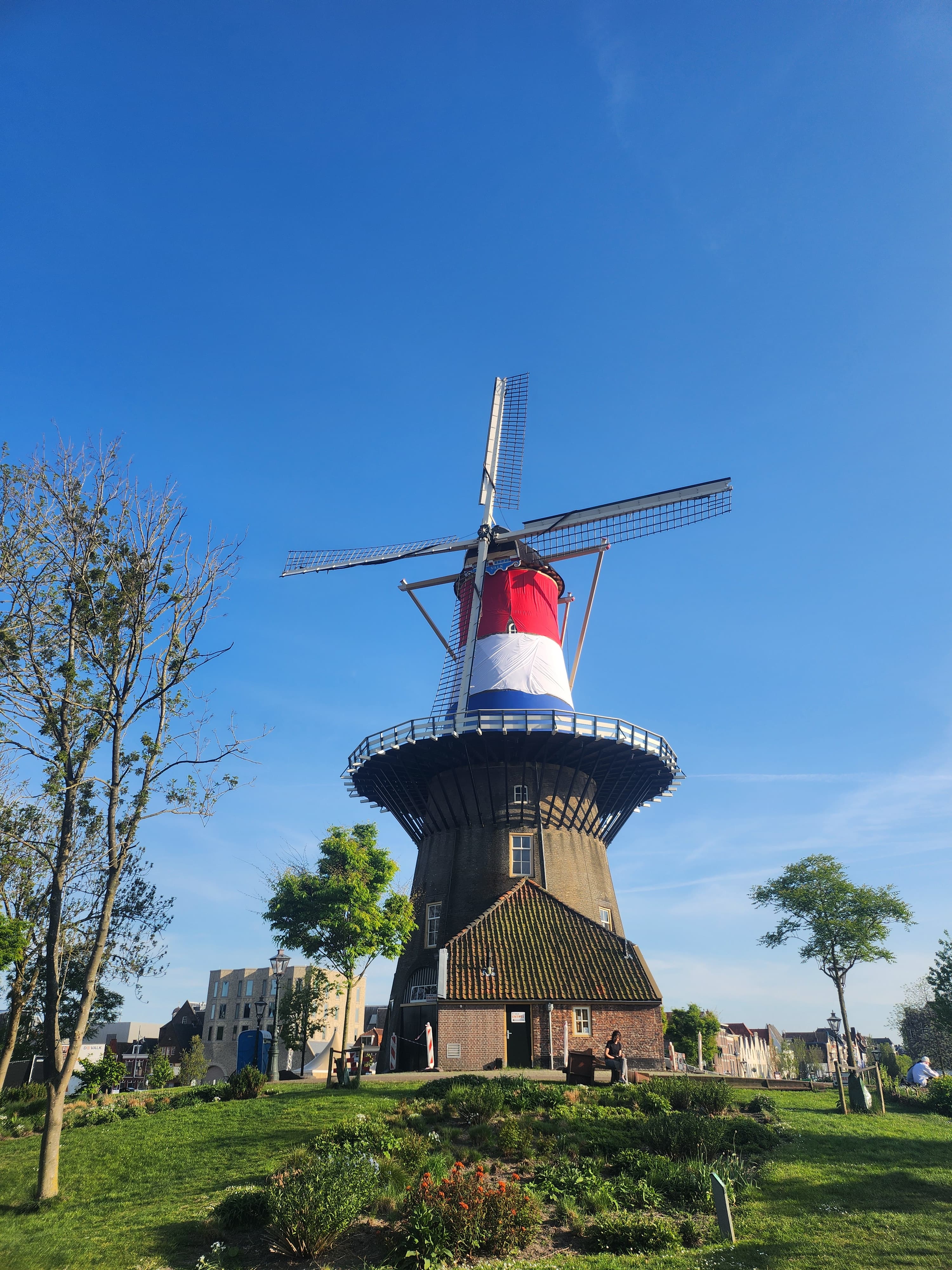 Jana-Sophie Schadt mit dem Bild "Windmühle, Leiden" (Marnix, Niederlande)