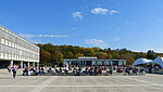 Campus mit Mensa und Spinne